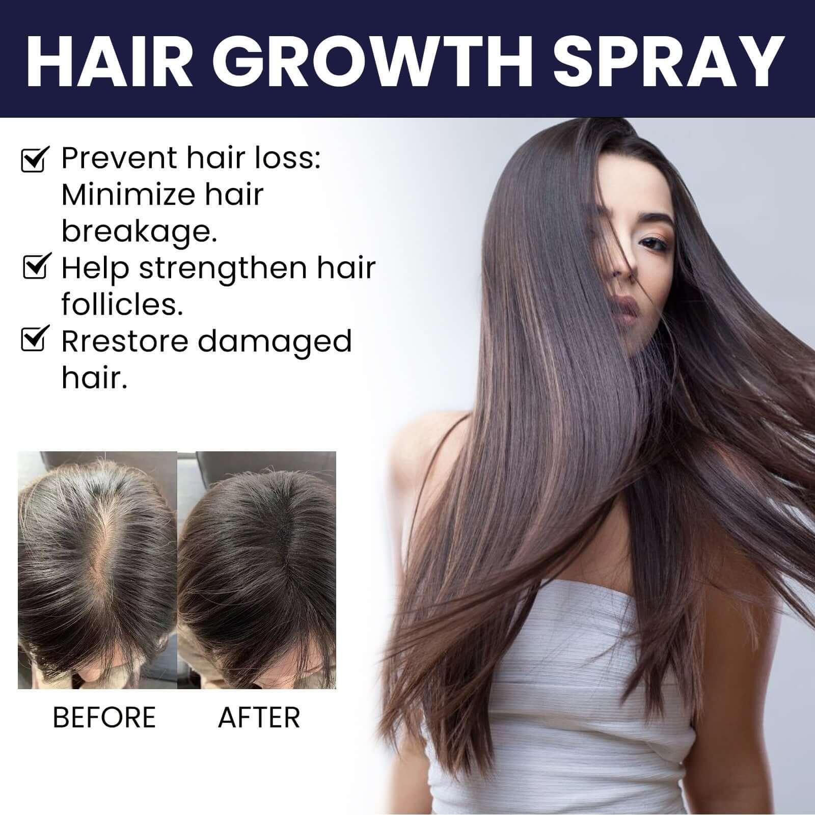 Hair Growth Spray Moisturizes Damaged Hair restore - hairandbeauty