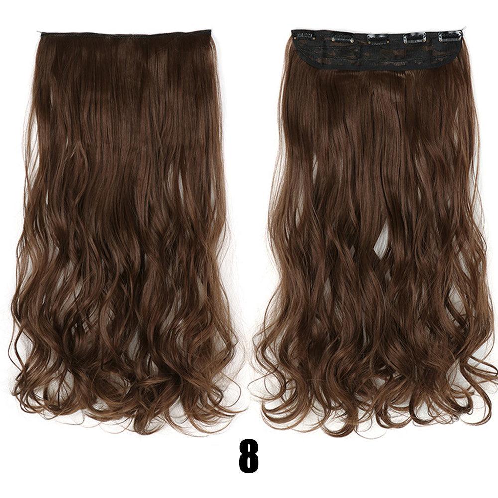 Big Wavy Long Curly Hair Extensions Naturally Fluffy And No Trace - hairandbeauty