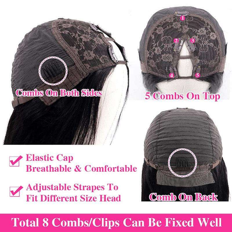 Full Mechanism Human Hair Wig Headgear - hairandbeauty