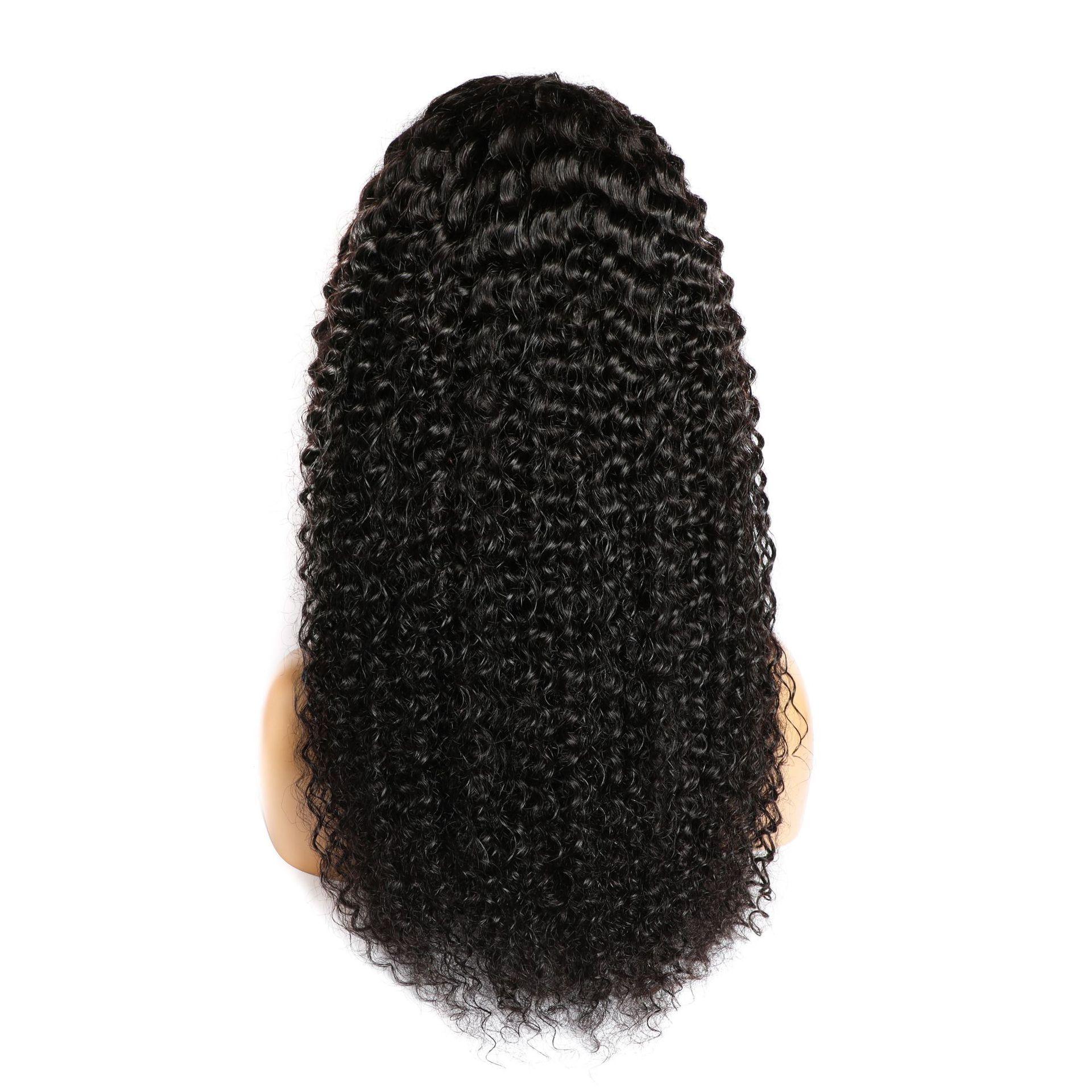 Curly Human Hair Wig Lace Hair Products - hairandbeauty