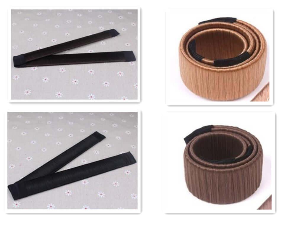 Magic French Twist Magic Hair Bun Maker Hair Tie Elastic - hairandbeauty