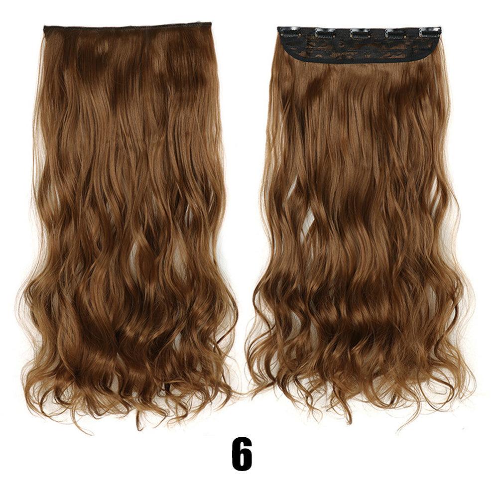 Big Wavy Long Curly Hair Extensions Naturally Fluffy And No Trace - hairandbeauty