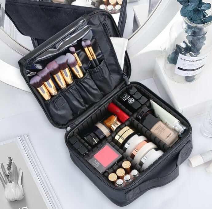 Travel Makeup Train Case Professional Makeup Case - hairandbeauty