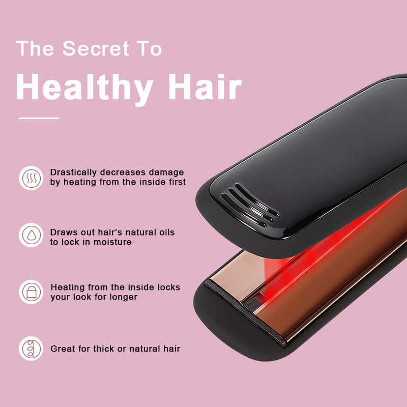 Cross-border exclusive lcd display hair care straightener - hairandbeauty