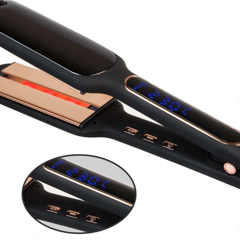 Cross-border exclusive lcd display hair care straightener - hairandbeauty