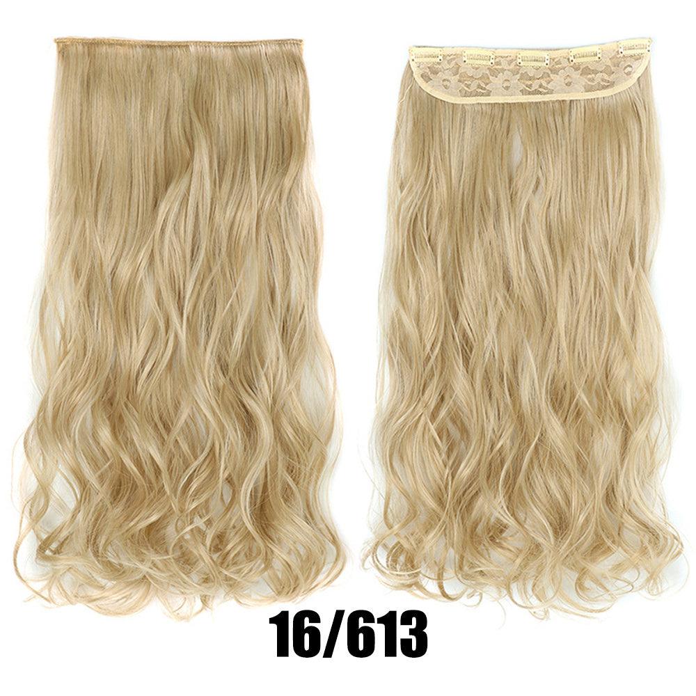 Big Wavy Long Curly Hair Extensions Naturally Fluffy And No Trace - hairandbeauty