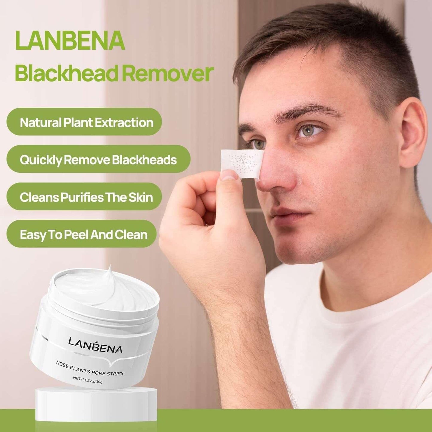 Lanbena puntos negros blackhead mask pore strips - hairandbeauty