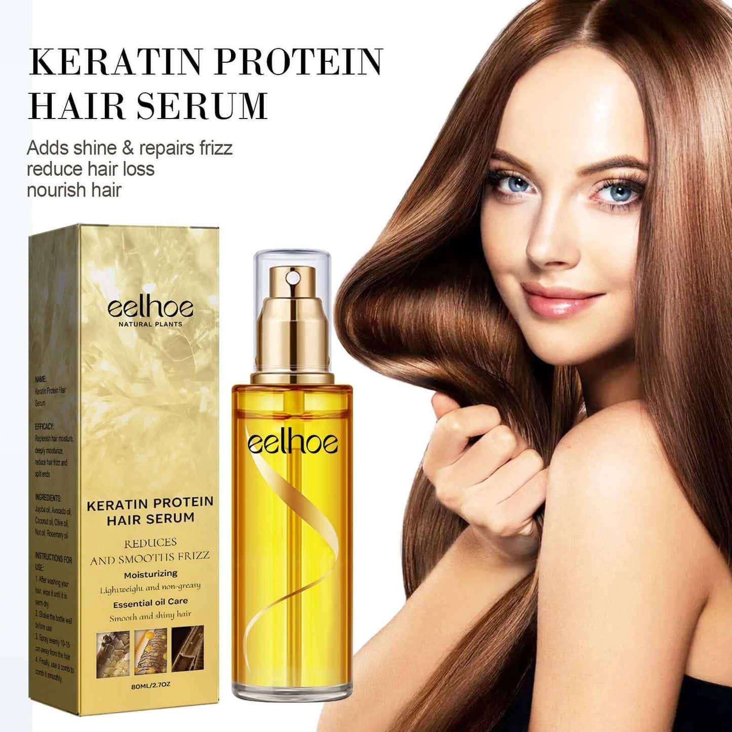 Keratin Hair Care Spray Repair Improvement - hairandbeauty