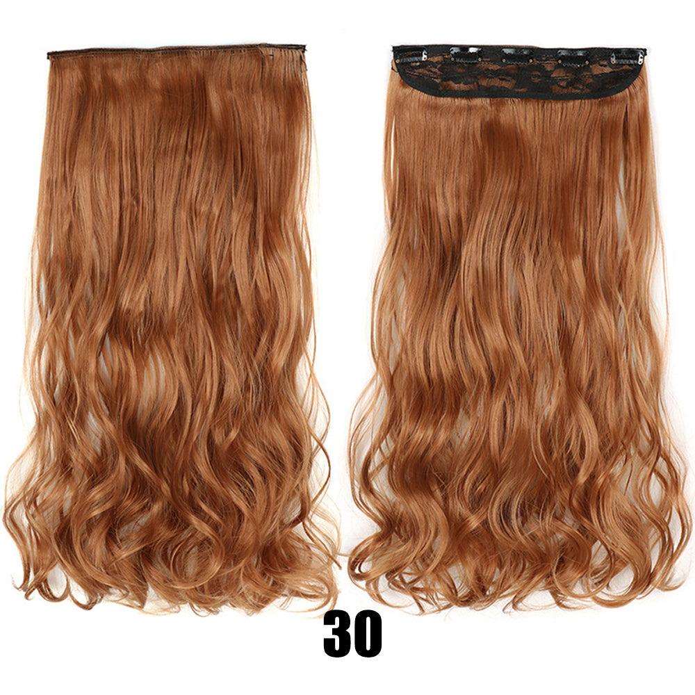 Big Wavy Long Curly Hair Extensions Naturally Fluffy And No Trace - hairandbeauty