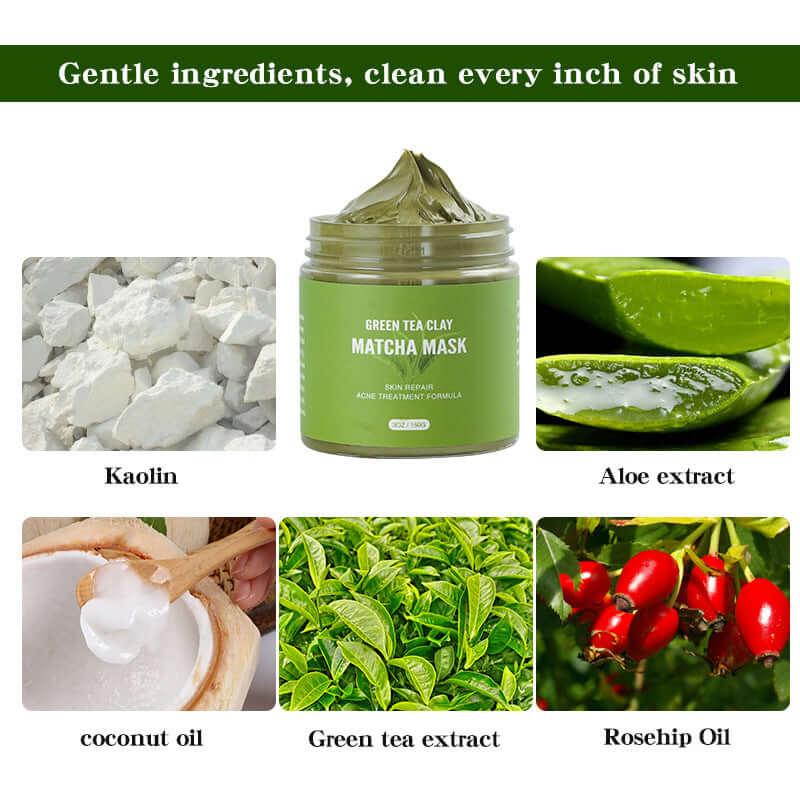 Matcha Mud Mask | Green Tea Refreshing Mud for Skincare - hairandbeauty