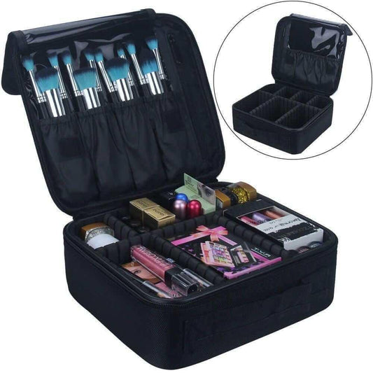 Travel Makeup Train Case Professional Makeup Case - hairandbeauty