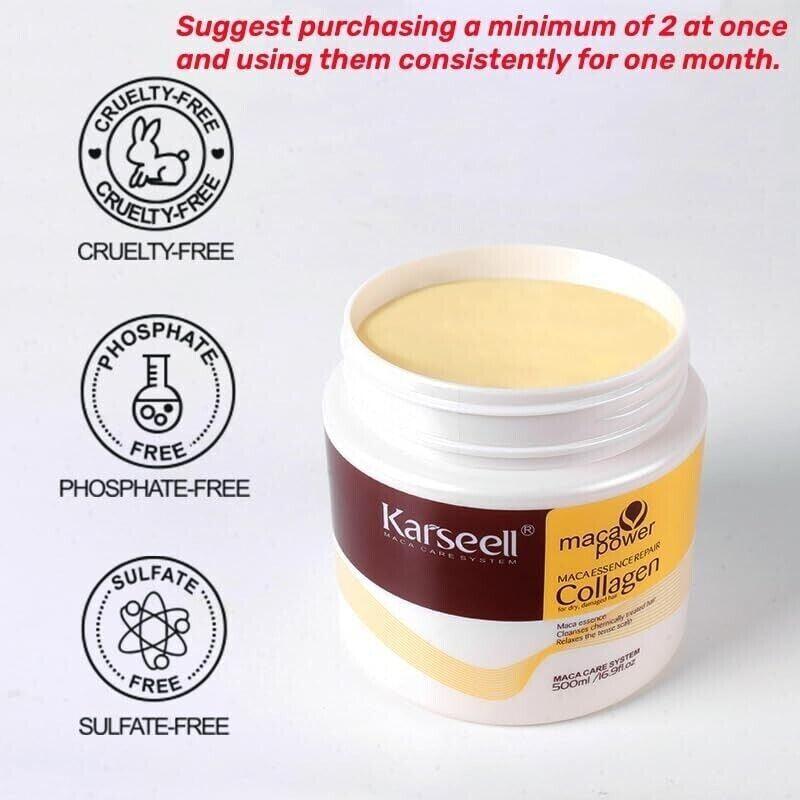 Karseell collagen hair treatment deep repair treatment - hairandbeauty