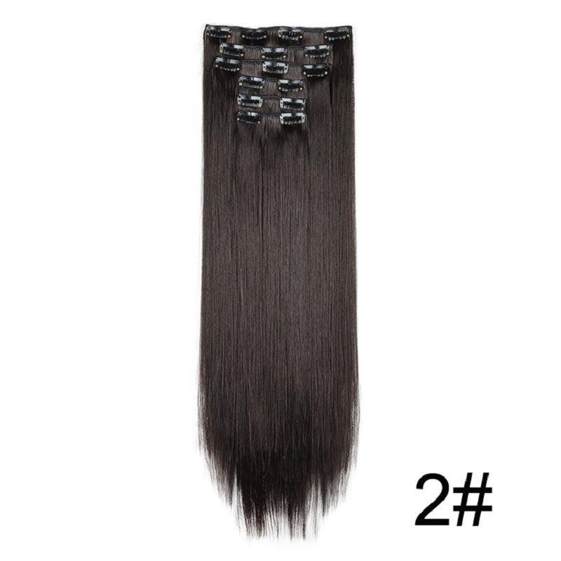 Wig Extensions 6-piece Set Long Straight Hair - hairandbeauty