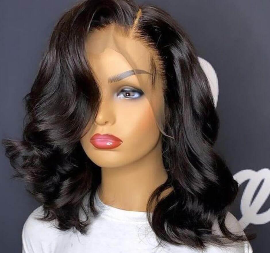 High Temperature Silk Mid-section Medium-length Curly Hair - hairandbeauty