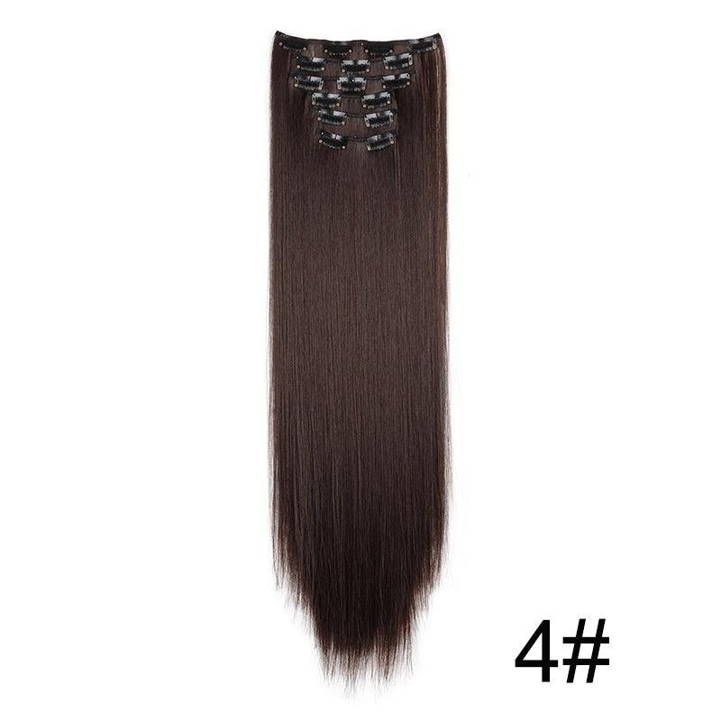 Wig Extensions 6-piece Set Long Straight Hair - hairandbeauty