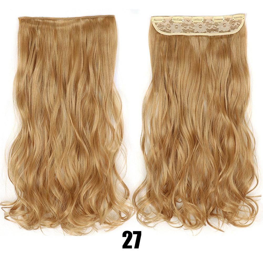 Big Wavy Long Curly Hair Extensions Naturally Fluffy And No Trace - hairandbeauty