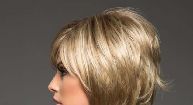 Light Gold Ladies Short Wig Headgear - hairandbeauty