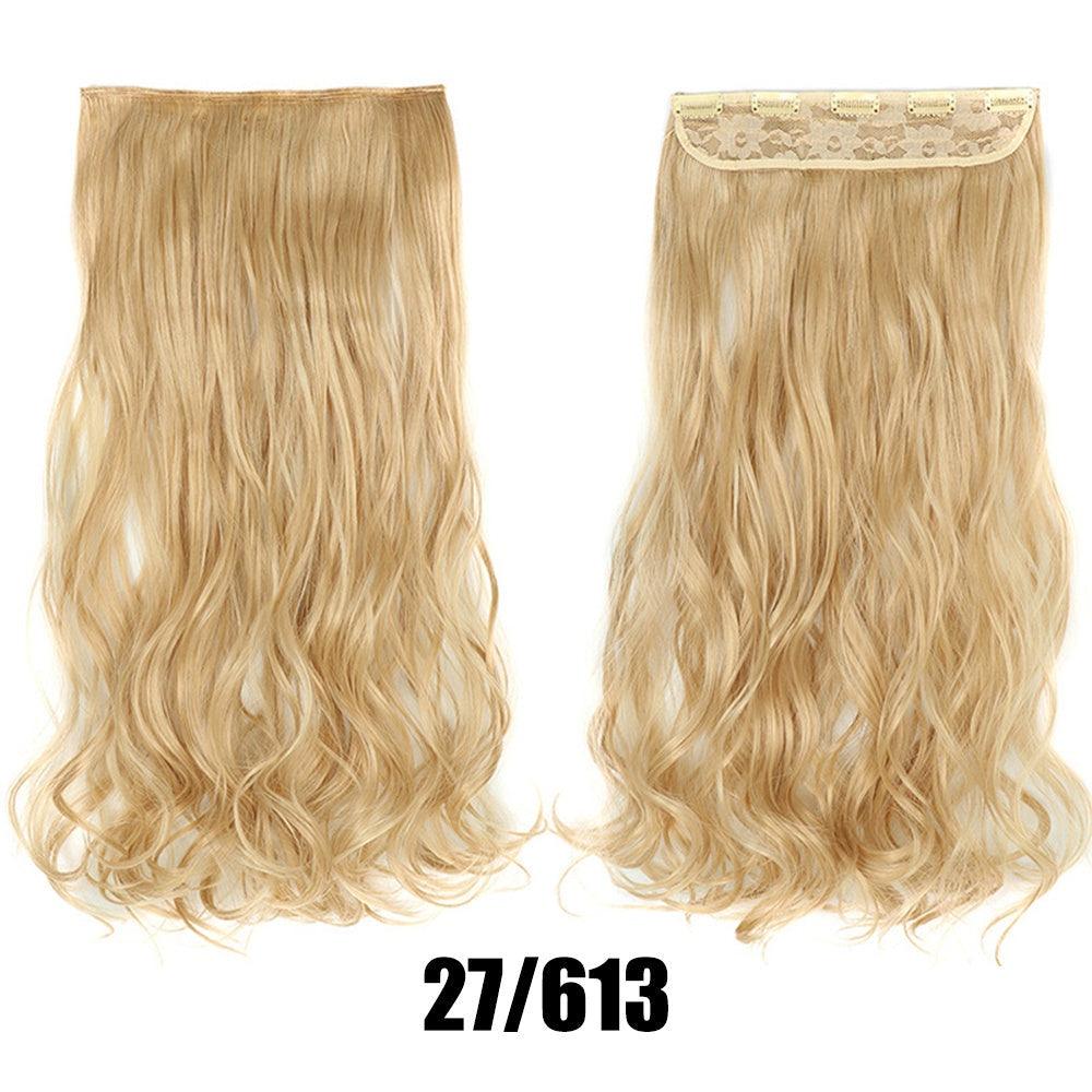 Big Wavy Long Curly Hair Extensions Naturally Fluffy And No Trace - hairandbeauty