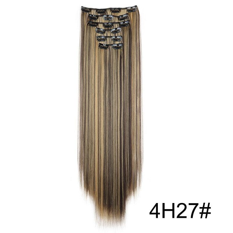 Wig Extensions 6-piece Set Long Straight Hair - hairandbeauty