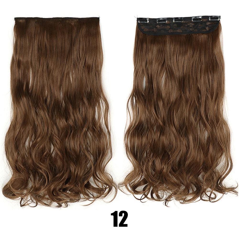 Big Wavy Long Curly Hair Extensions Naturally Fluffy And No Trace - hairandbeauty