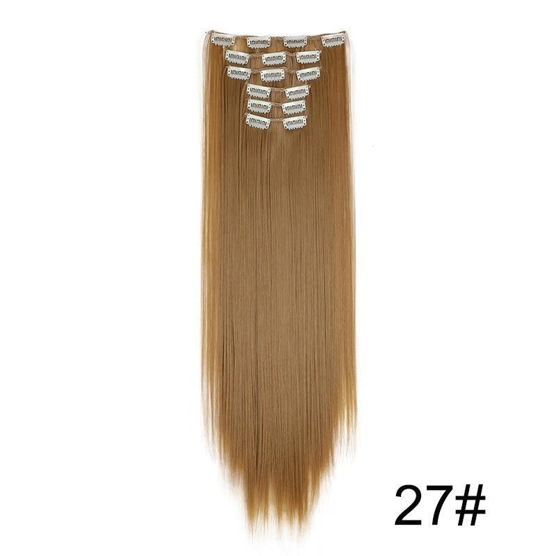 Wig Extensions 6-piece Set Long Straight Hair - hairandbeauty