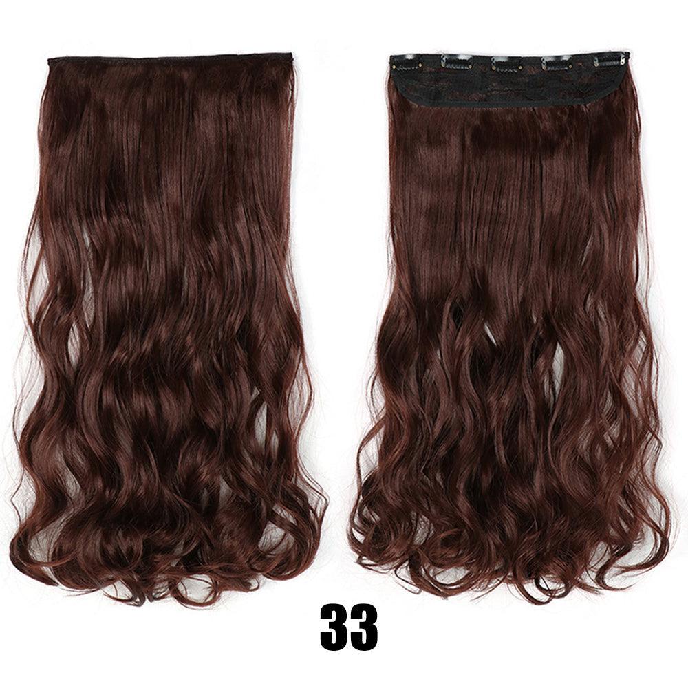 Big Wavy Long Curly Hair Extensions Naturally Fluffy And No Trace - hairandbeauty