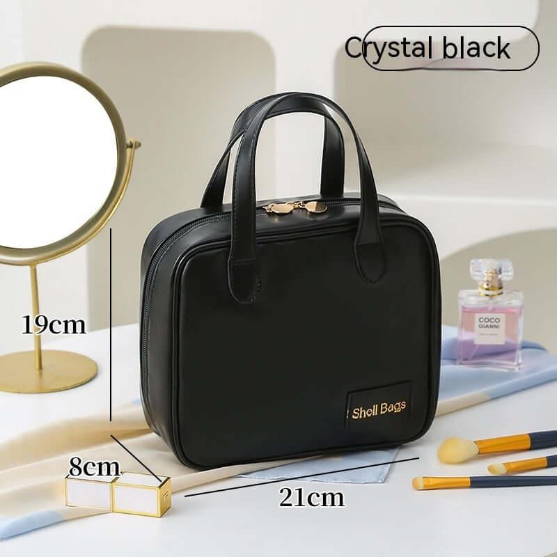 PU Large Capacity Travel Make Up Storage Organizer - hairandbeauty