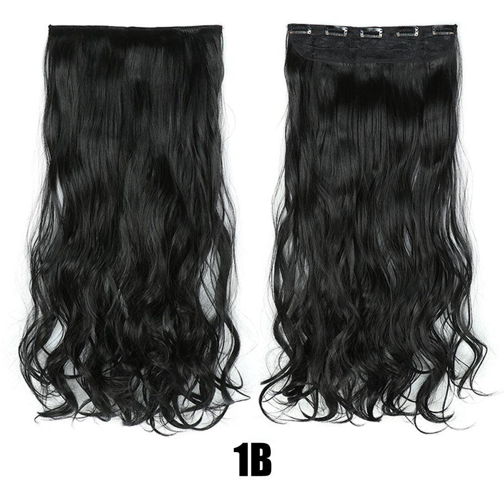 Big Wavy Long Curly Hair Extensions Naturally Fluffy And No Trace - hairandbeauty