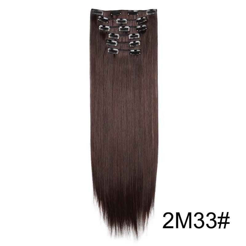 Wig Extensions 6-piece Set Long Straight Hair - hairandbeauty