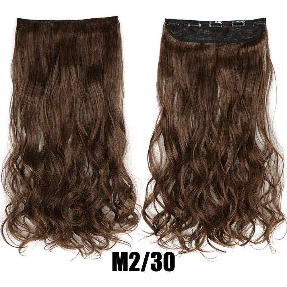 Big Wavy Long Curly Hair Extensions Naturally Fluffy And No Trace - hairandbeauty