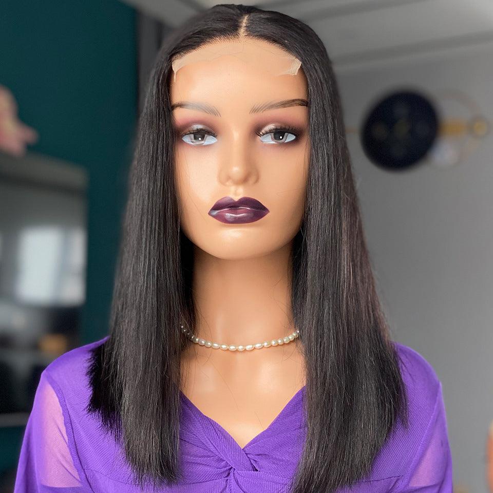 Double Drawn Bone Straight Human Hair Wigs - hairandbeauty