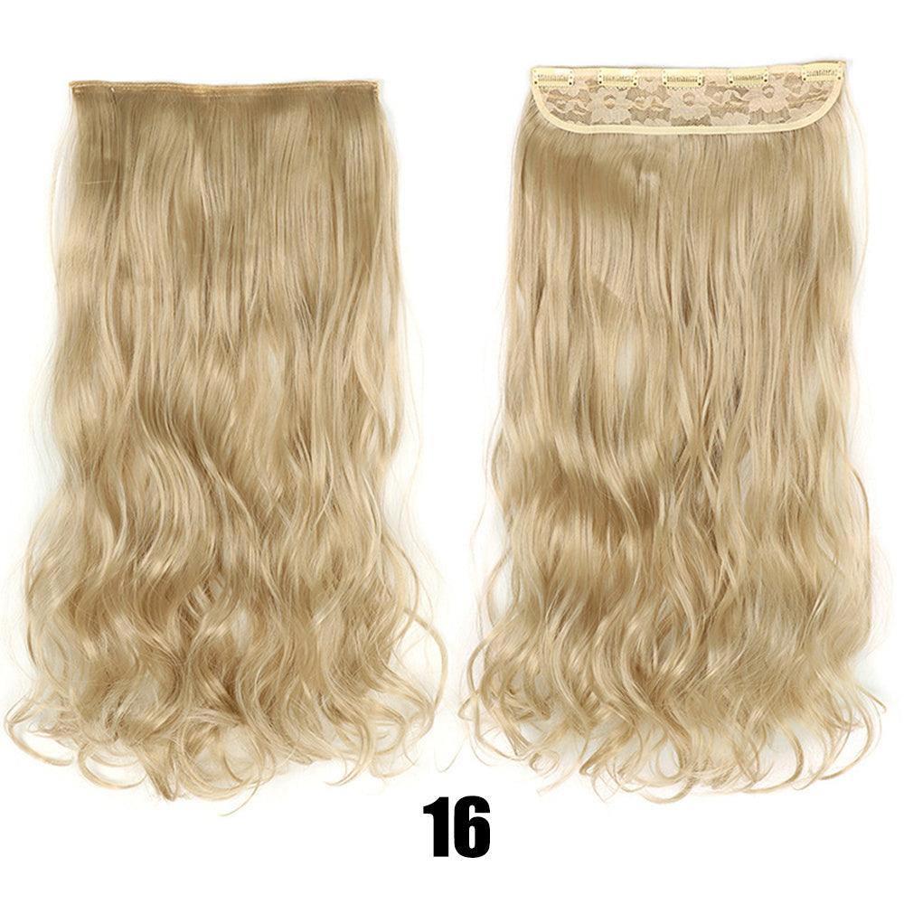 Big Wavy Long Curly Hair Extensions Naturally Fluffy And No Trace - hairandbeauty