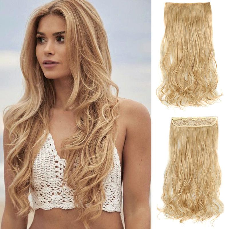 Big Wavy Long Curly Hair Extensions Naturally Fluffy And No Trace - hairandbeauty