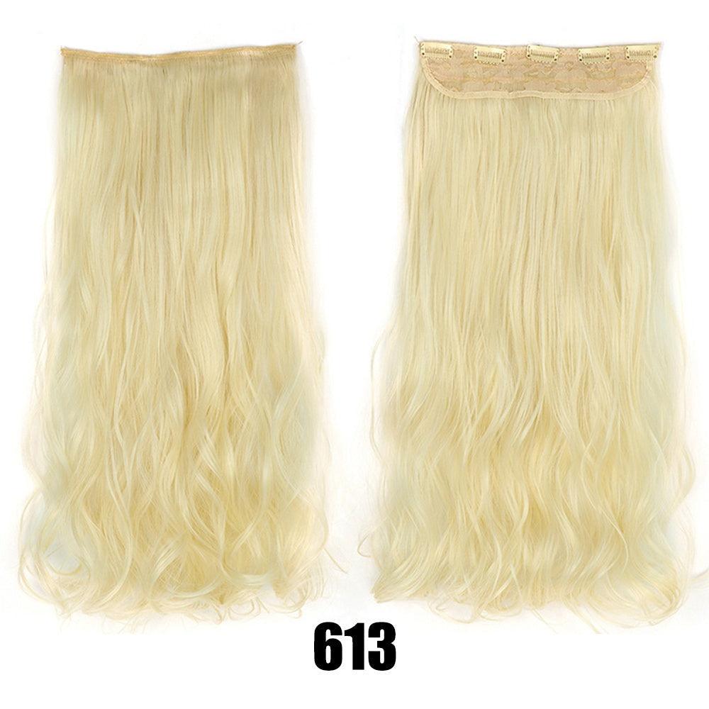 Big Wavy Long Curly Hair Extensions Naturally Fluffy And No Trace - hairandbeauty