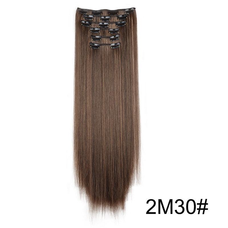 Wig Extensions 6-piece Set Long Straight Hair - hairandbeauty