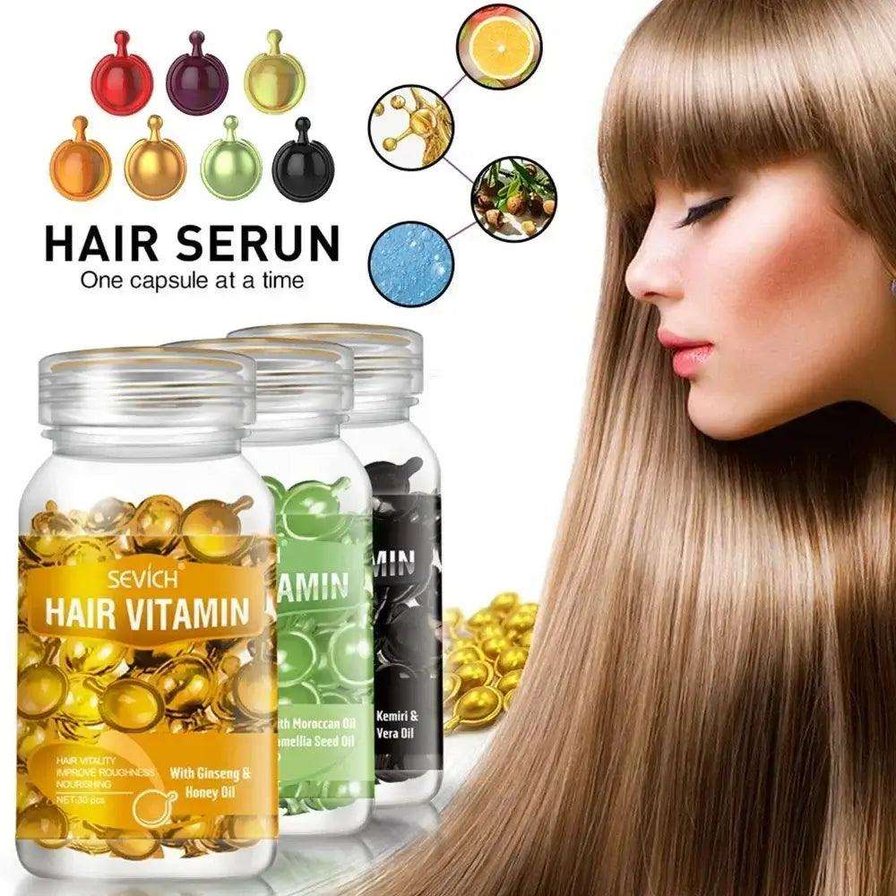 30pcsbag Hair Vitamin Capsule Keratin Oil Specification - hairandbeauty