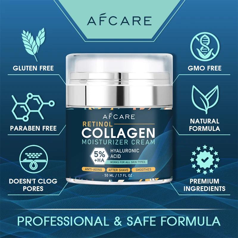 Instant Face Moisturizer Collagen Retinol Cream - hairandbeauty