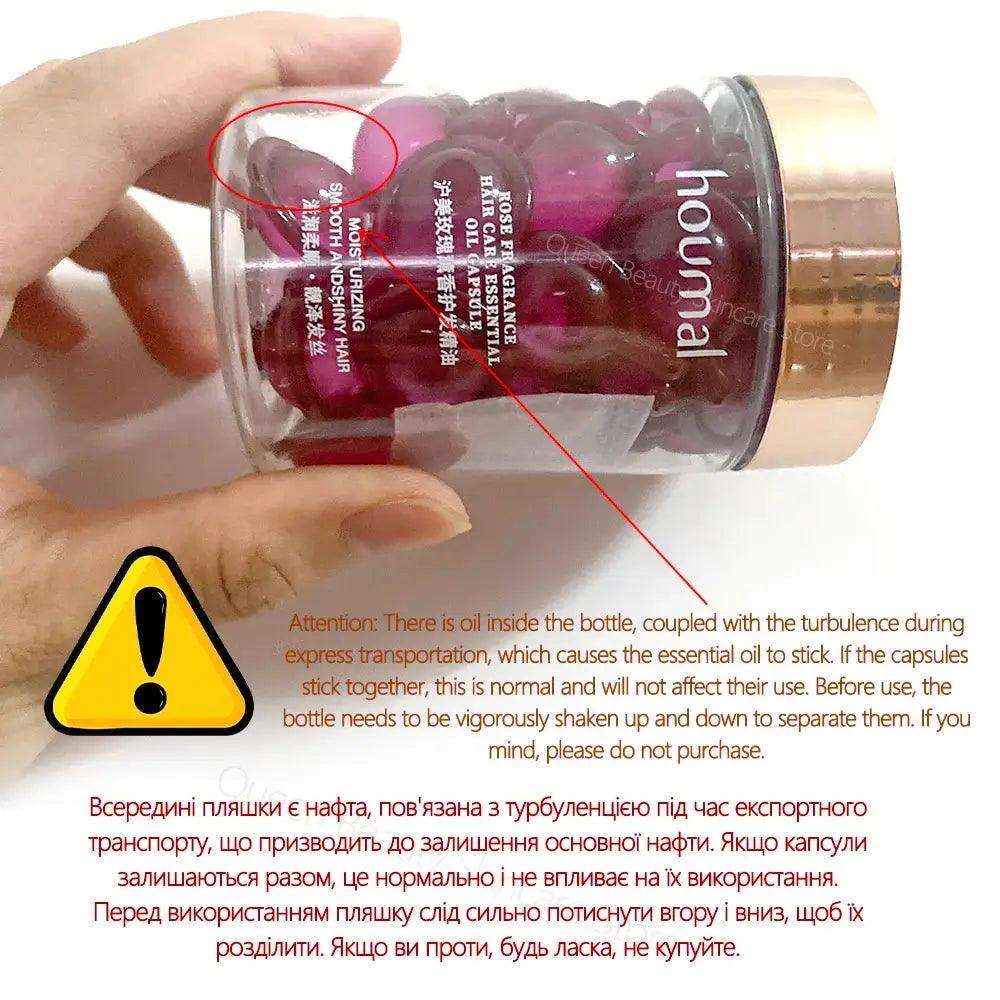 30Pcs Hair Rose Essential Oil Treatment - hairandbeauty