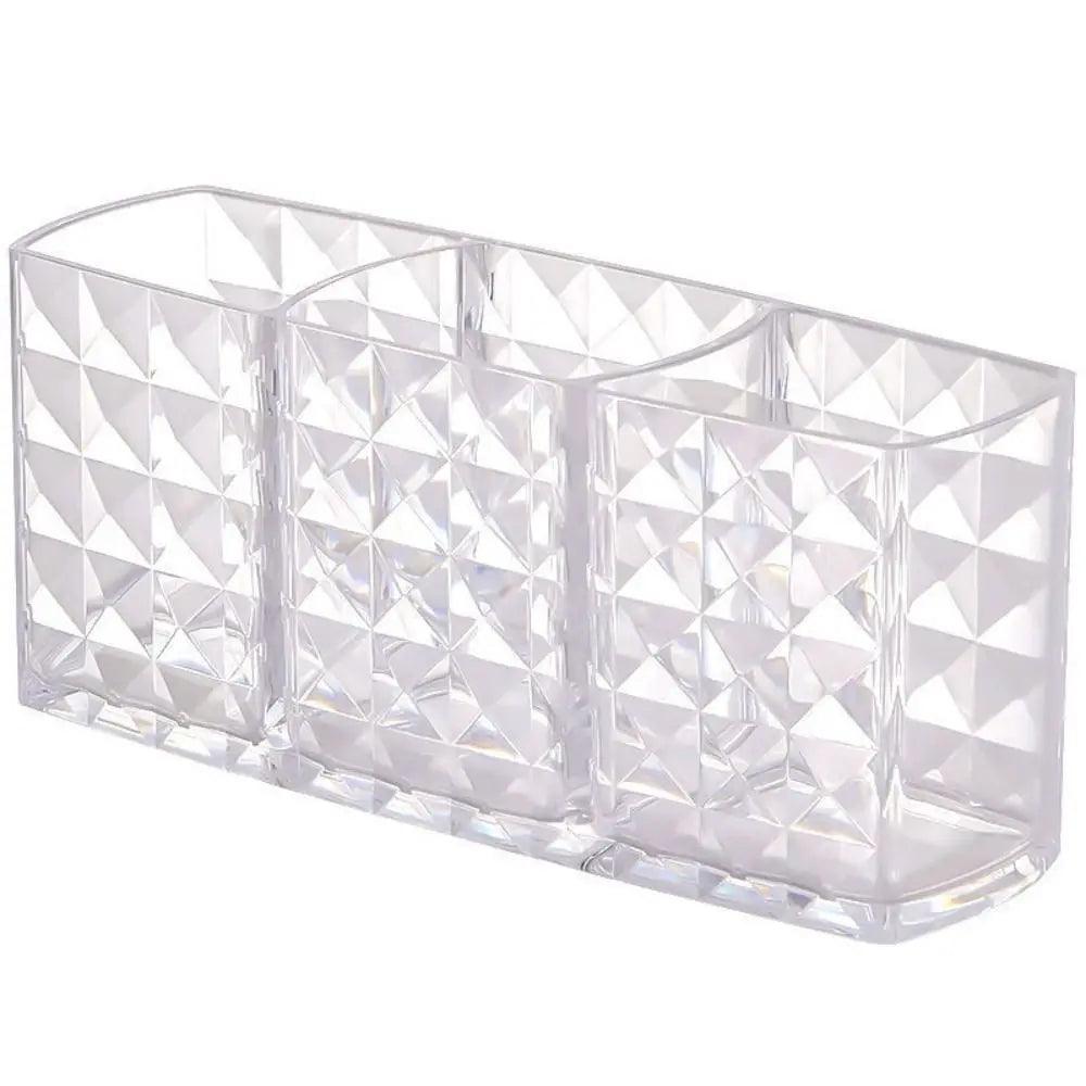 1PC Clear Acrylic Makeup Brush Holder Desk Cosmetic Organiser - hairandbeauty