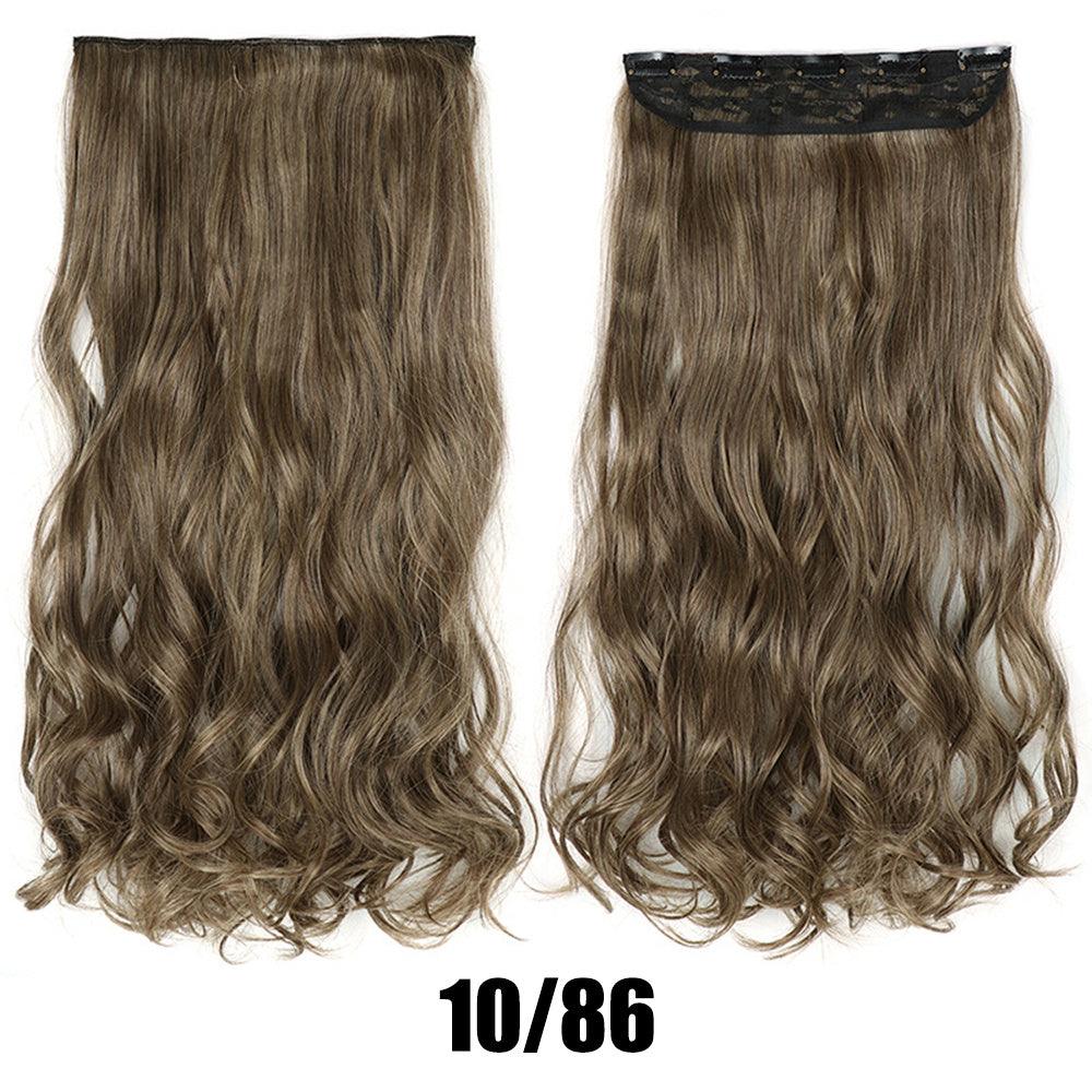 Big Wavy Long Curly Hair Extensions Naturally Fluffy And No Trace - hairandbeauty