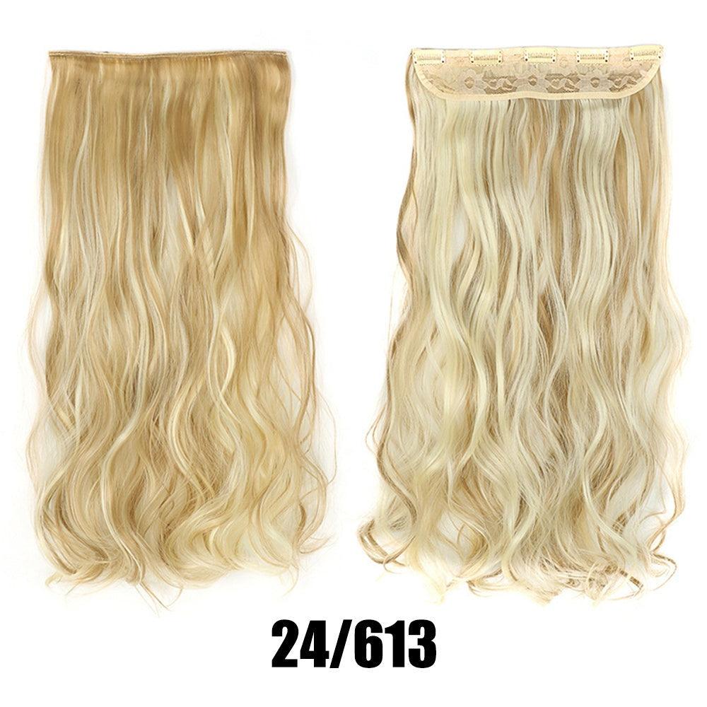 Big Wavy Long Curly Hair Extensions Naturally Fluffy And No Trace - hairandbeauty