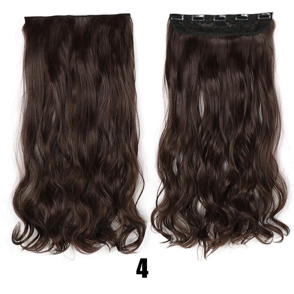 Big Wavy Long Curly Hair Extensions Naturally Fluffy And No Trace - hairandbeauty