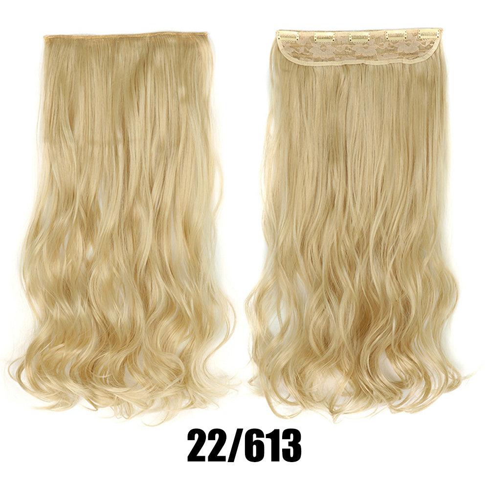 Big Wavy Long Curly Hair Extensions Naturally Fluffy And No Trace - hairandbeauty