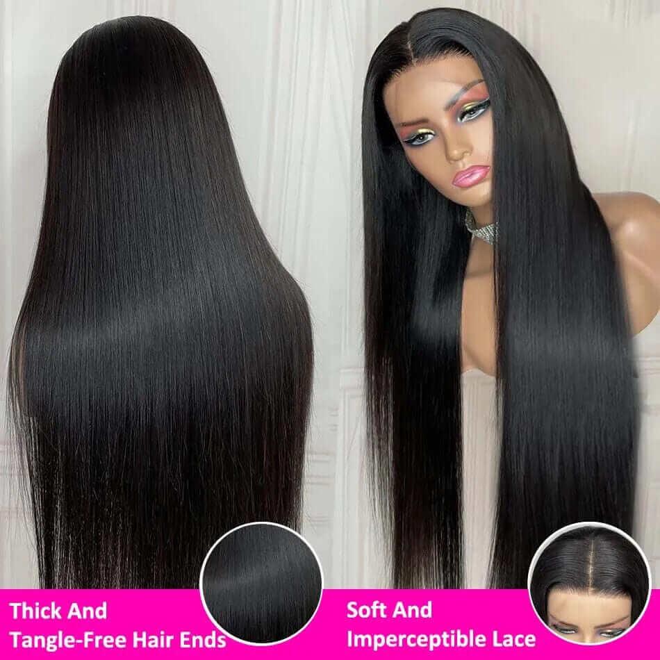 Straight Lace Front Wigs Human Hair Wigs - hairandbeauty