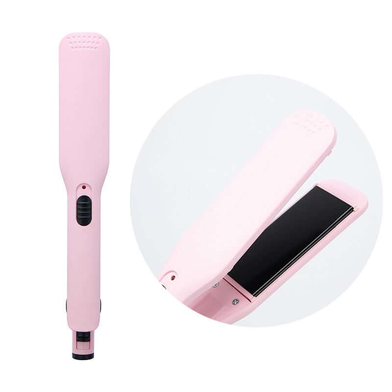 Electric Hair Straightener Hair Curler And Straightener Dual - hairandbeauty