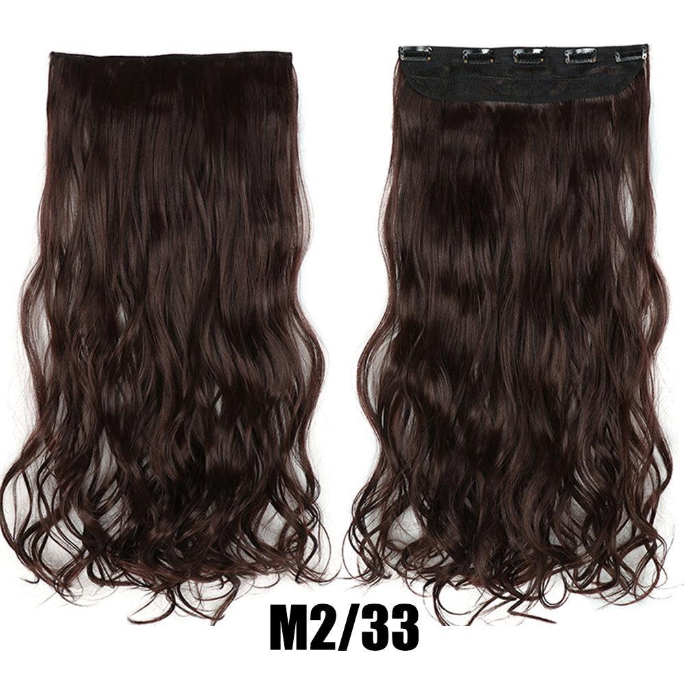 Big Wavy Long Curly Hair Extensions Naturally Fluffy And No Trace - hairandbeauty