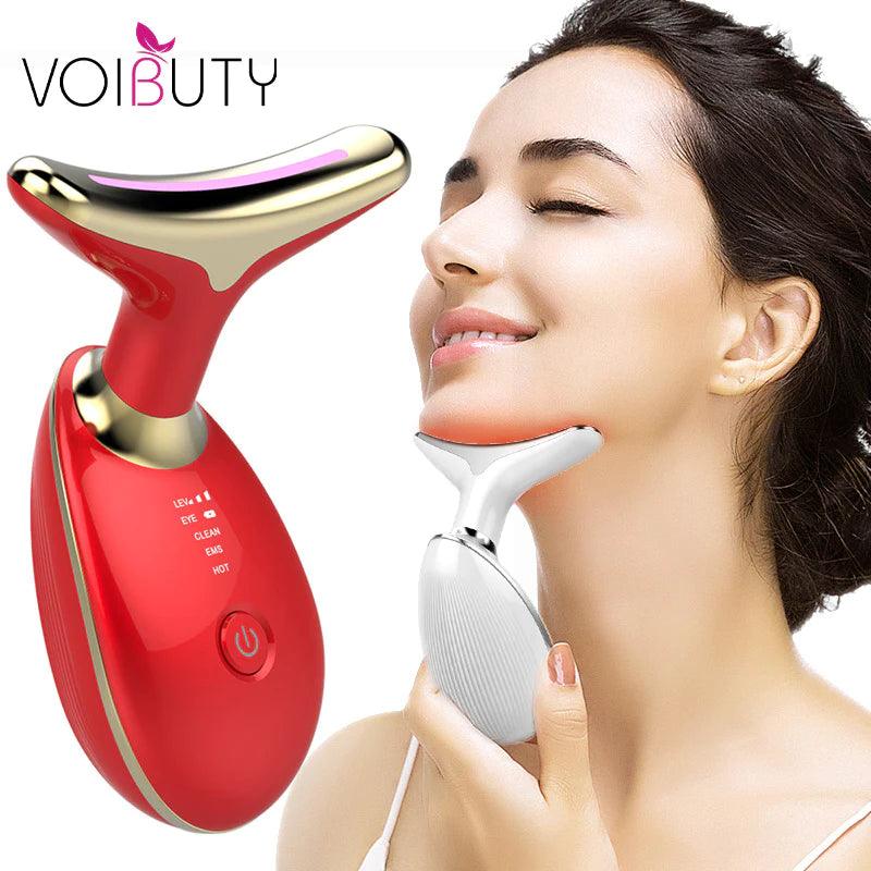 EMS Thermal Neck Lifting and Tighten Massager - hairandbeauty