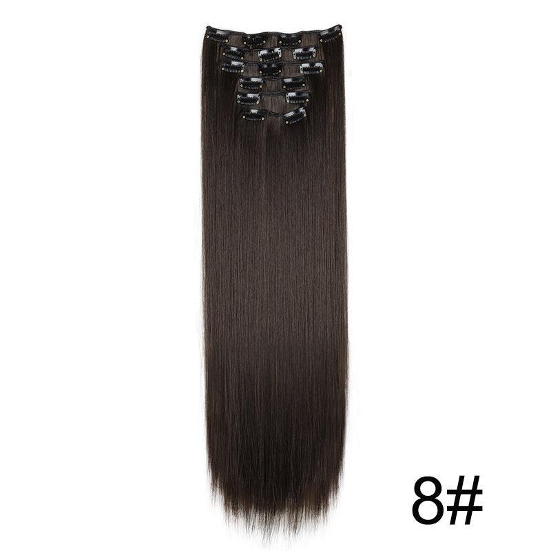 Wig Extensions 6-piece Set Long Straight Hair - hairandbeauty