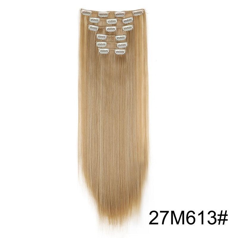 Wig Extensions 6-piece Set Long Straight Hair - hairandbeauty