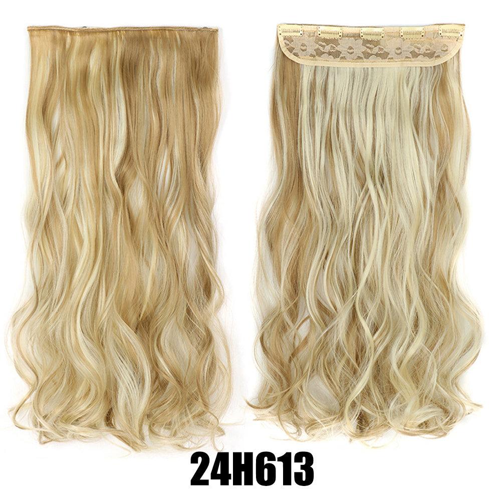 Big Wavy Long Curly Hair Extensions Naturally Fluffy And No Trace - hairandbeauty